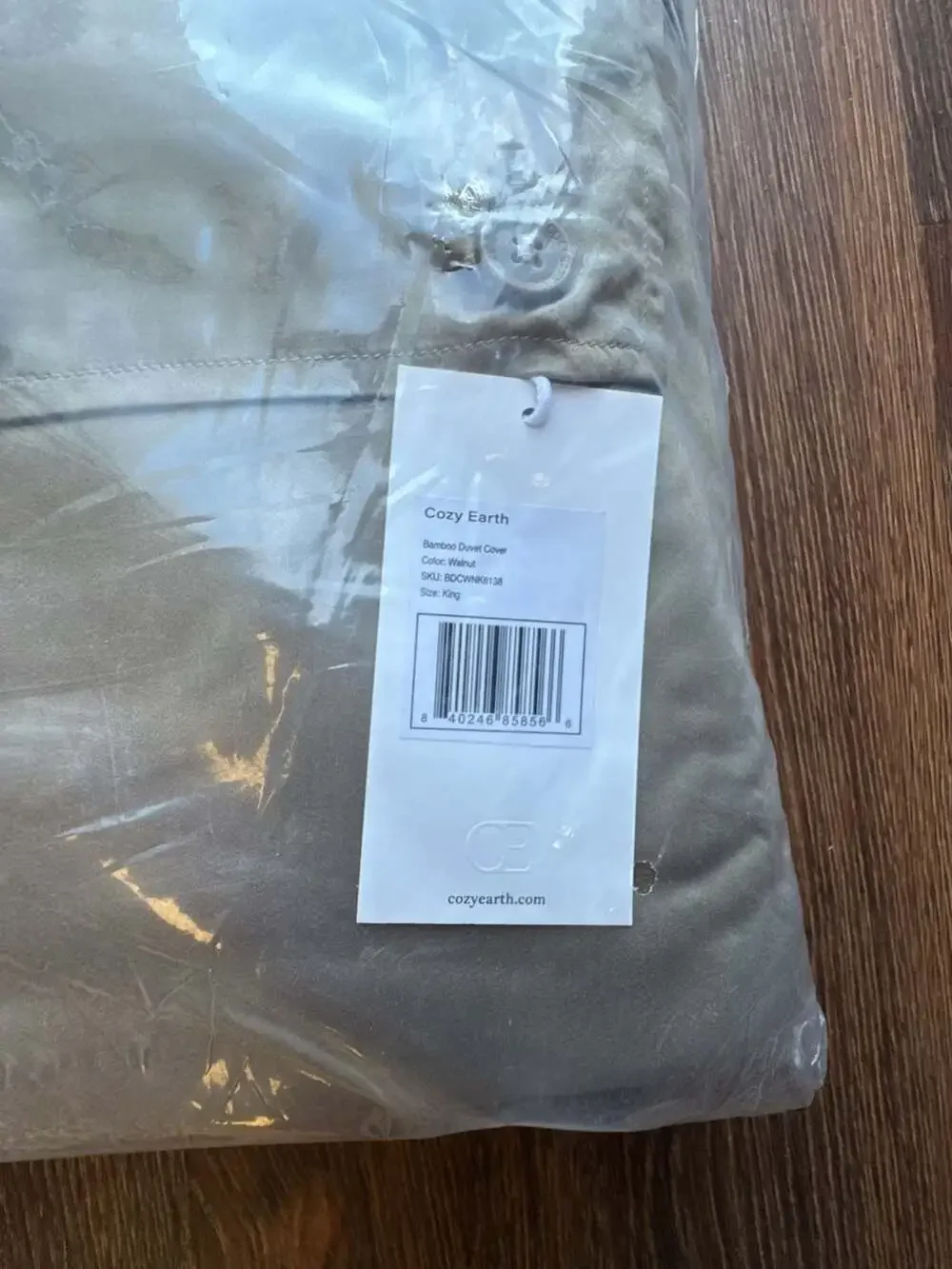 Cozy Earth Bamboo Duvet Cover - Walnut King